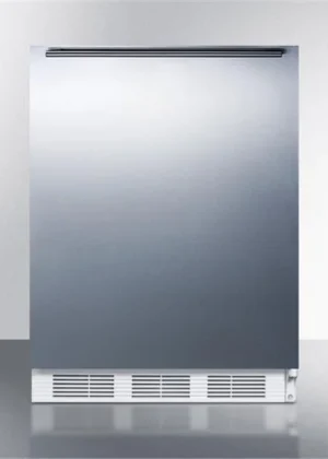 32.25 x 23.63 x 23 in. ADA Compliant Built-In Undercounter All-Refrigerator, White Cabinet