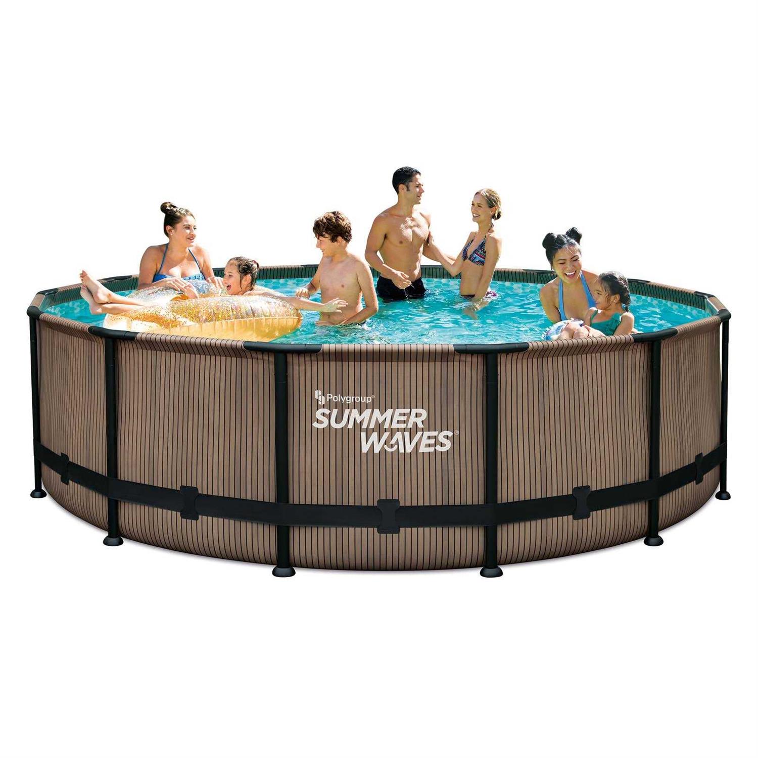 Summer Waves Elite Round Frame Above Ground Swimming Pool - Image 2