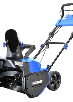 Kobalt 21-in Single-stage Push Electric Snow Blower Rubber A081002