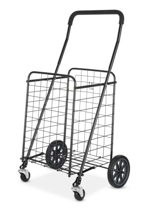 Mainstays Adjustable Rolling Shopping Cart