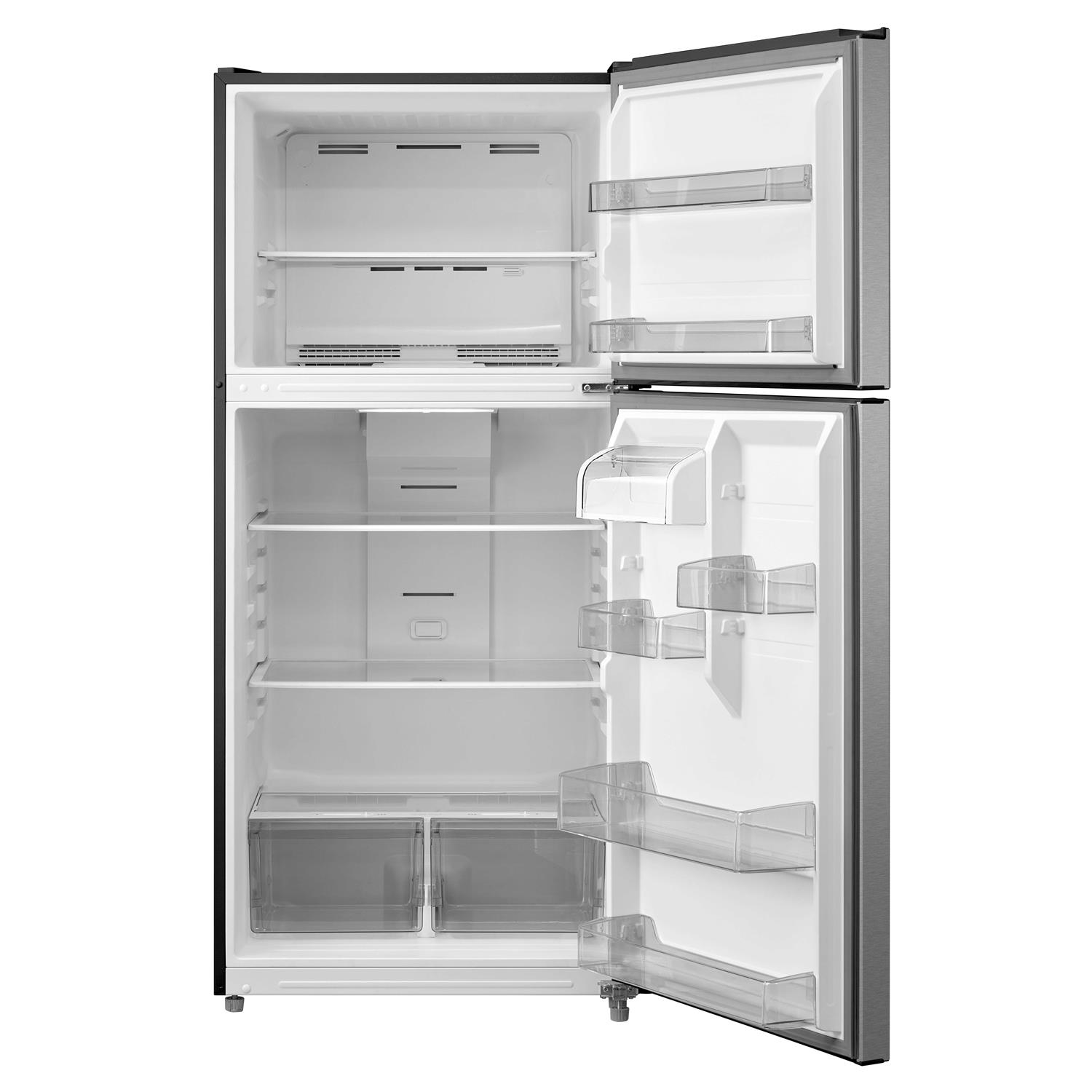 Midea Garage Ready 18.1-cu ft Top-Freezer Refrigerator ENERGY STAR MRT18D3BST - Image 2