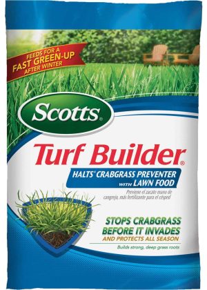 Scotts Turf Builder Halts Crabgrass Preventer with Lawn Food