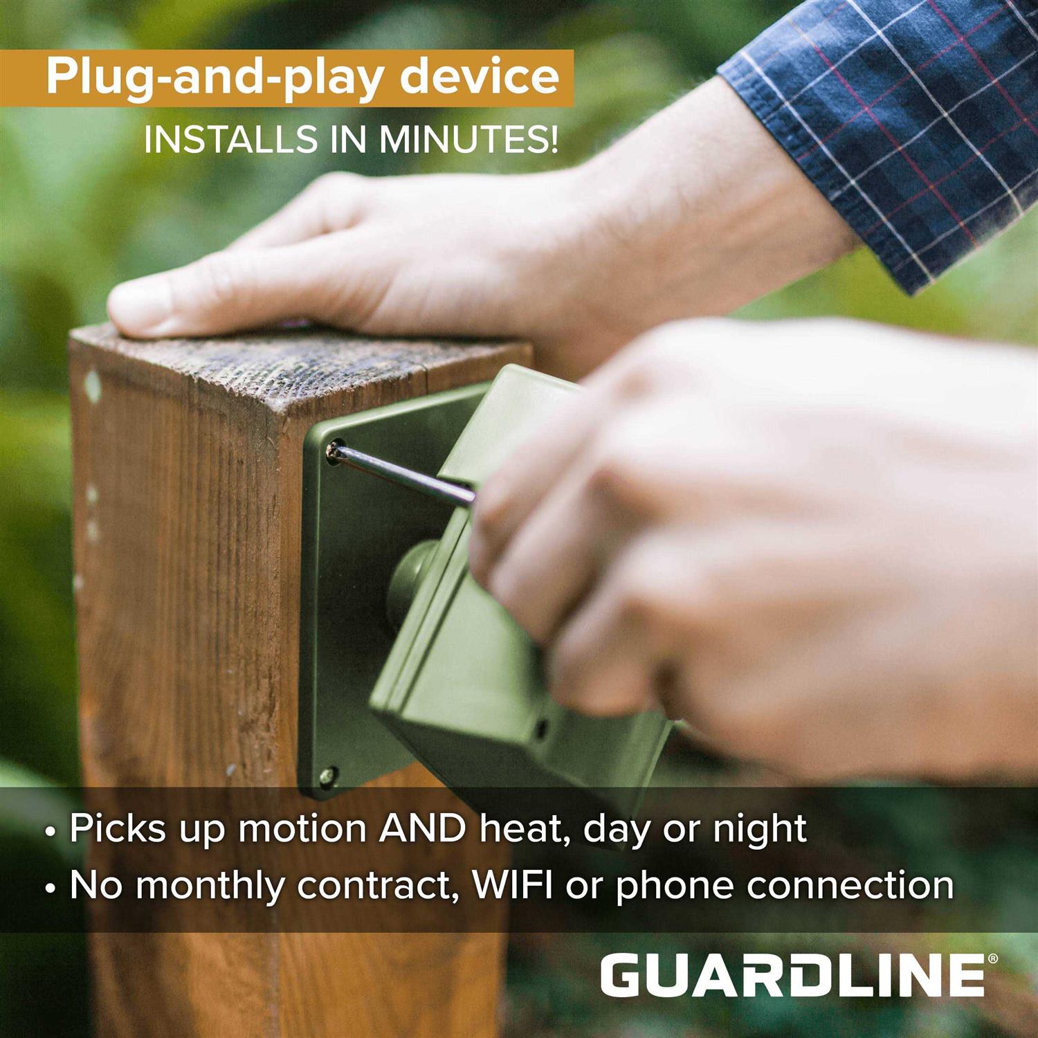 Guardline 500 Foot Range Wireless Driveway Alarm Weatherproof Outdoor Security Alert System for Home - Image 4