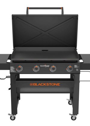 Blackstone 36-in Culinary Omnivore Griddle with Hood 4-Burner Liquid Propane Flat Top Grill 2162