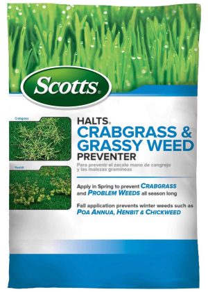 Scotts Halts Crabgrass & Grassy Weed Preventer
