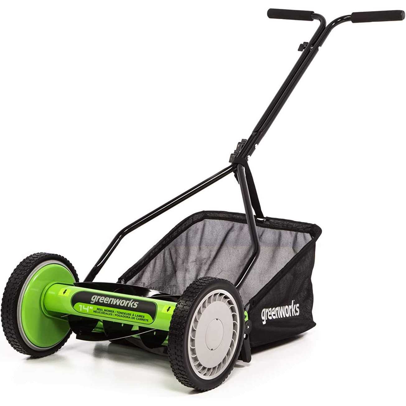 Greenworks 14-Inch Reel Lawn Mower RM1400 - Image 2