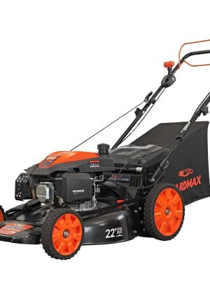 YARDMAX 22 in. 201 cc SELECT PACE 6 Speed CVT High Wheel RWD 3-in-1 Gas Walk Behind Self Propelled Lawn Mower