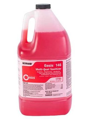 Ecolab 6117781 Oasis 146 Multi-Quat Sanitizer