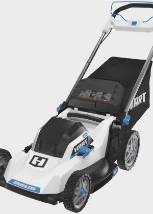 HART 40-Volt 20-inch Cordless Brushless Push Mower Kit