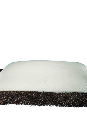 Sobakawa Traditional Buckwheat Size Pillow Organic Cotton with Natural Technology for Cool Sleep, Neck Support for Back and Side Sleepers